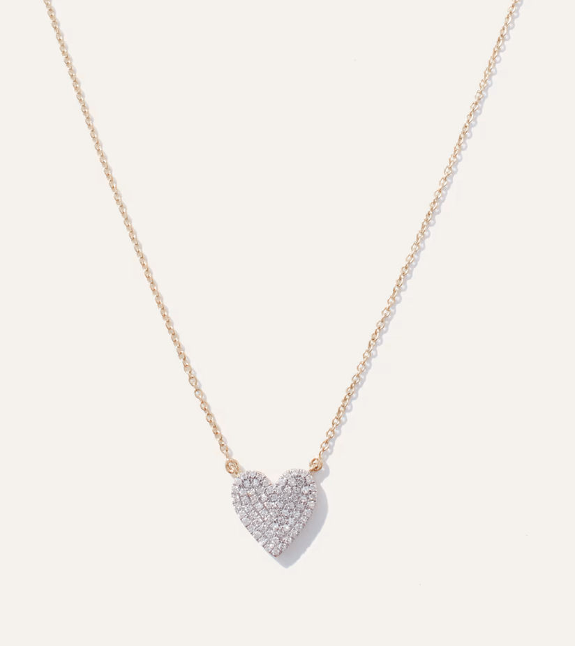 heart necklace Valentine's Day Jewelry Gift Guide